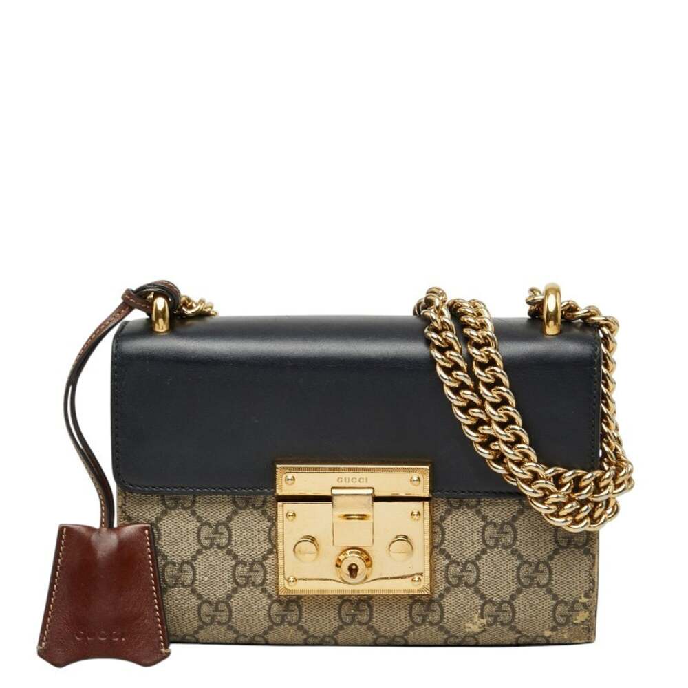 Gucci Padlock Shoulder Bag Gg Coated #333032G66B